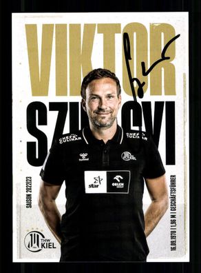 Viktor Szilagyi Autogrammkarte THW Kiel 2022-23 Original Signiert + A 240053