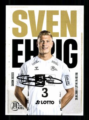 Sven Ehrig Autogrammkarte THW Kiel 2022-23 Original Signiert + A 240058