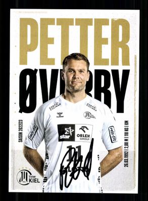 Petter Overby Autogrammkarte THW Kiel 2022-23 Original Signiert + A 240086