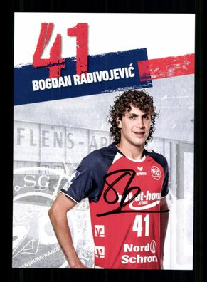 Bogdan Radivojevic SG Flensburg Handewitt 2013-14 Original Signiert + A 240218