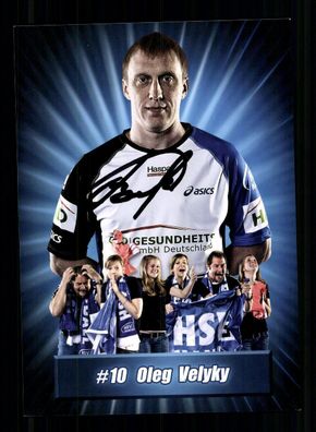 Oleg Velyky Hamburger SV 2009-10 Original Signiert Handball + A 240244