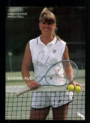 Sabine Auer Autogrammkarte Original Signiert Tennis + A 240347