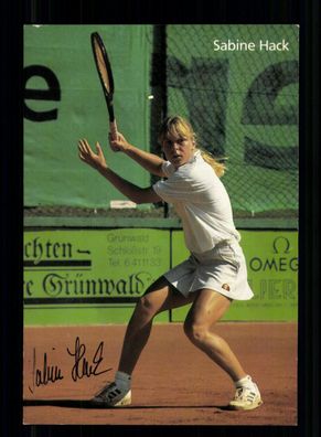 Sabine Hack Autogrammkarte Original Signiert Tennis + A 240350