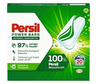 DE) Persil Power Bars Uniwersalne kapsuÅ?ki do prania, 590 g (PRODUKT Z Niemiec)