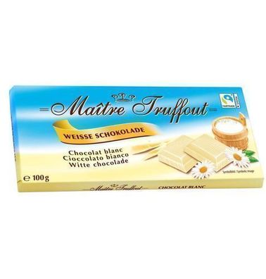 Maitre Truffout Weiße Schokolade 100 g aus Deutschland