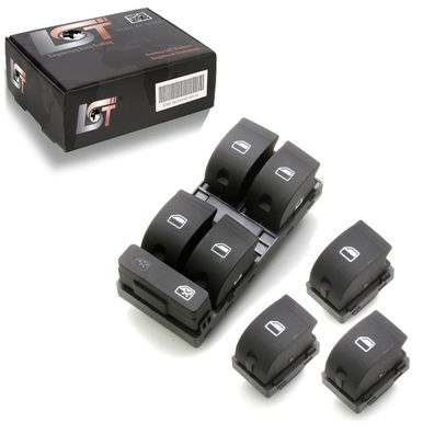 4x Fensterheber Schalter vorne hinten Set für Audi A4 8EC 8ED B7 Seat Exeo 3R
