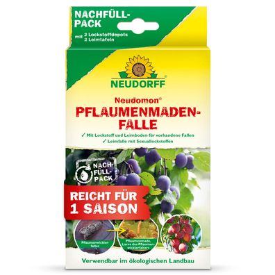 Neudorff Neudomon PflaumenmadenFalle Nachfüllpack