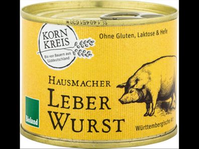 Kornkreis Bioland Hausmacher-Leberwurst 190g