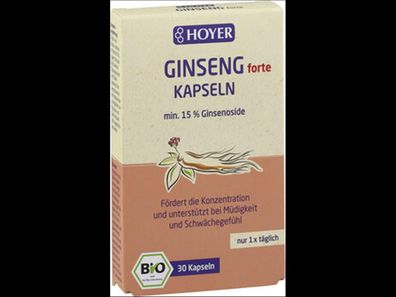 HOYER Ginseng Kapseln 13,4g