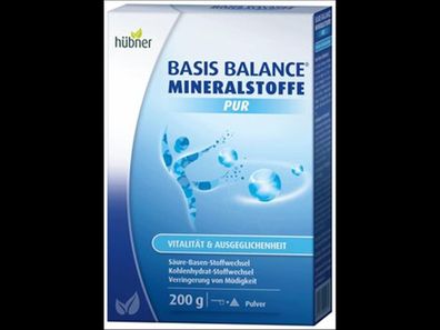 Hübner 6x BASIS BALANCE® Mineralstoffe PUR 200 g 200g