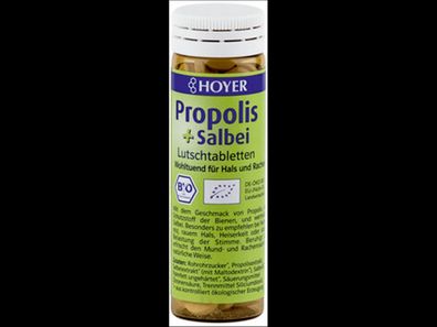 HOYER Propolis + Salbei Lutschtabletten 30g