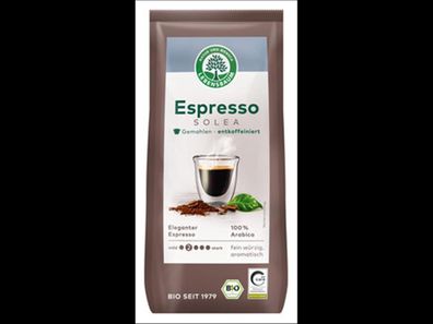 Lebensbaum 3x Espresso Solea®, entkoffeiniert, gemahlen 250g