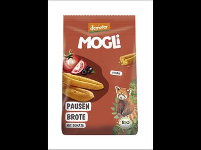 Mogli Demeter Pausen Brote mit Tomate und Oliven 50g