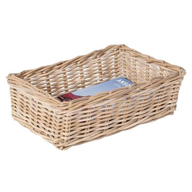 Aufbewahrungskorb VERONA-1 ca. L47cm Rattankorb Regalkorb Schrankkorb Dekokorb