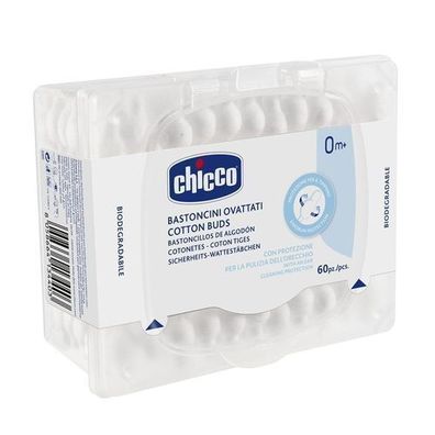 Chicco 60 Stk. Bambus Wattestäbchen