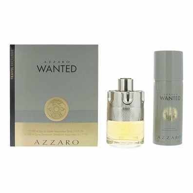 Azzaro Wanted EdT 100ml + Deo Spray 150ml NEU & OVP