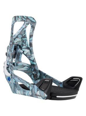 BURTON Women Snowboard Bindung Step On blue butterflies - Größe in US