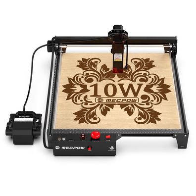 Mecpow X3 Pro 10W Lasergravurmaschine mit einstellbarer Luftunterstützung