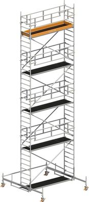 Layher Rollgeruest Uni Standard P2 Safety Plus mit Doppelgelaender 10,38m AH