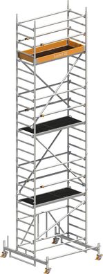 Layher Rollgeruest Zifa P2 mit Uni Telegelaender 7,76m AH