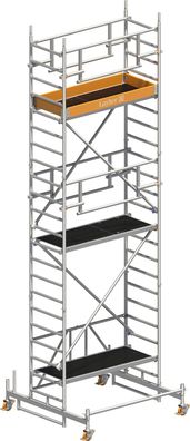 Layher Rollgeruest ZIFA P2 Safety Plus mit Doppelgelaender 6,76 AH