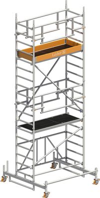 Layher Rollgeruest ZIFA P2 Safety Plus mit Doppelgelaender 5,76 AH