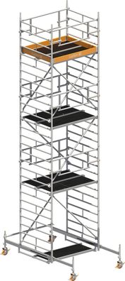 Layher Rollgeruest Uni Kompakt P2 Safety Plus mit Doppelgelaender 8,38m AH