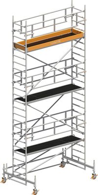 Layher Rollgeruest Uni Standard P2 Safety Plus mit Doppelgelaender 7,35m AH