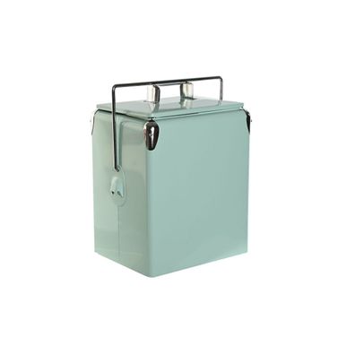 Tragbarer Kühlschrank Home ESPRIT grün PVC Metall Stahl Polypropylen 17 L 32 x
