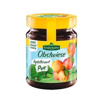 Obstwiese Apfelkraut Pur ohne Zusatz von Kristallzucker 320g