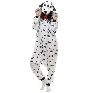 Dalmatiner Pyjama Tier Einteiler Kostüm Halloween Cosplay