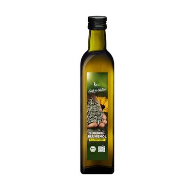Biozentrale Sonnenblumenöl aus Sonnenblumenkernen Flasche 500ml