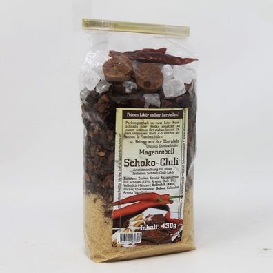 Magenrebell Schoko Chili Likör Ansatzmischung Kräuterlikör 430g