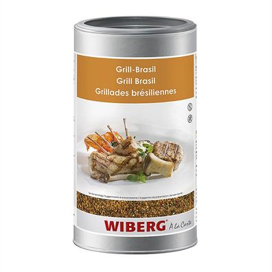 Wiberg Grill Brasil Style Gewürzsalz Mischung im Aromatresor 750g