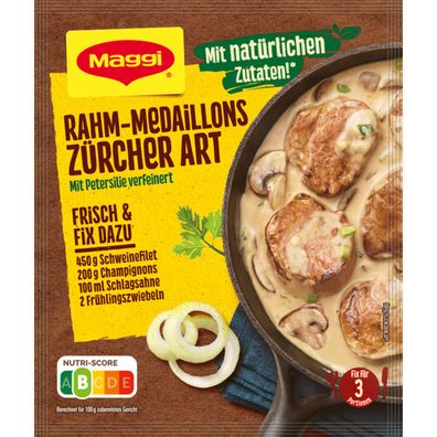 Maggi Fix für Rahm Medaillons Zürcher Art mit Petersilie 37g