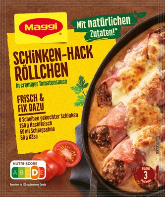 Maggi Fix Schinken-Hack-Röllchen