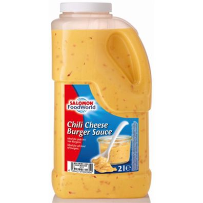 Salomon Chili Cheese Burger Sauce Pikante Würzsauce mit Chili 2000ml