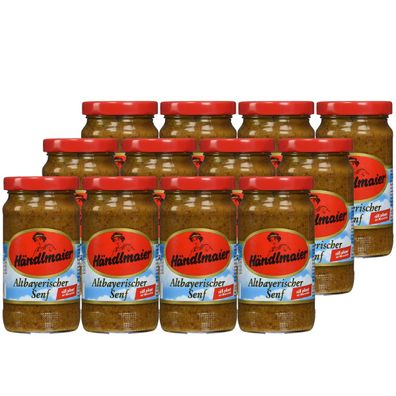 Händlmaier Altbayerischer Senf mit feinem Meerettich 200ml 12er Pack