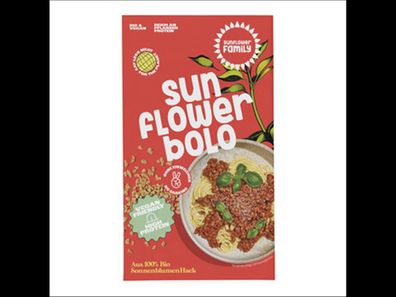 SunflowerFamily 6x SunflowerFamily sunflowerBOLO bio & vegan mit Gewürzmischung 131g