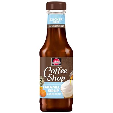 Schwartau Coffee Shop Kaffeesirup Caramel Geschmack Zuckerfrei 200ml