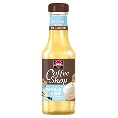 Schwartau Coffee Shop Kaffeesirup Vanille Geschmack Zuckerfrei 200ml