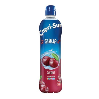 Capri Sun Sirup Kirsche mit Vitaminen und Kirschgeschmack 600ml