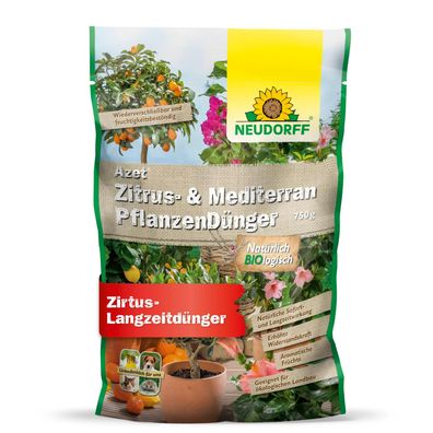 Neudorff Azet Zitrus und MediterranpflanzenDünger - 750g