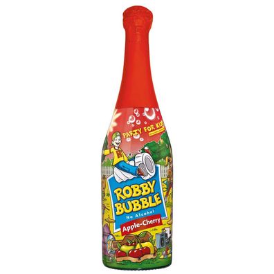 Robby Bubble Apple Cherry Kinderpartygetränk aus Mehrfruchtsaft 750ml