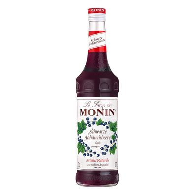 Monin Cassis Sirup mit dem Geschmack von schwarze Johannisbeere 700ml