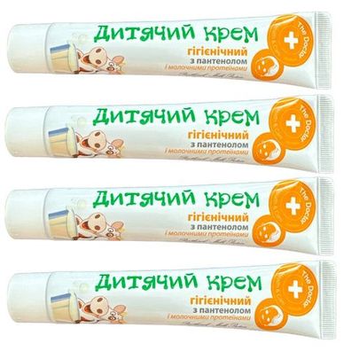 4 x 42 ml Domaschij Doktor Kindercreme mit Panthenol