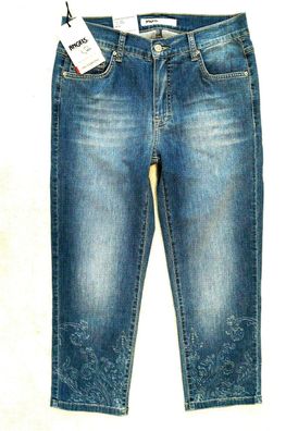 ANGELS Doris Ornament Damen Jeans 7/8 Ankle Skinny Leg Gr.38 blau UVP:89,95€ NEU