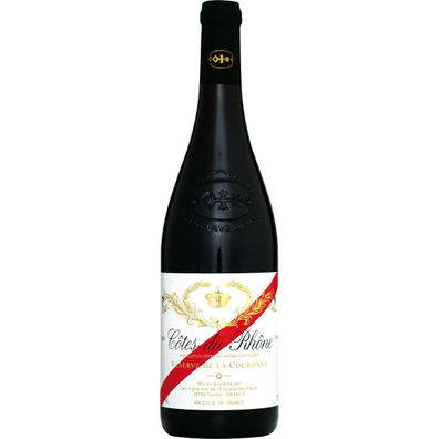 Cotes du Rhone AC Rotwein trocken Cinsault Grenache Noir 750ml