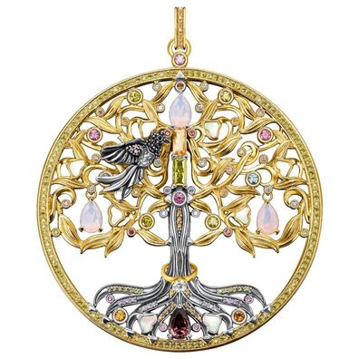 Thomas Sabo - PE918-547-7 - Anhänger - Damen - 925er Silber vergoldet