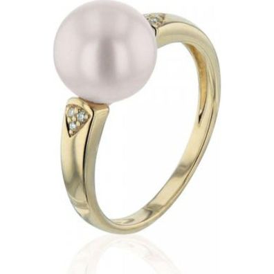 Luna-Pearls - 005.1030 - Ring - 585 Gelbgold - Süßwasser-Zuchtperle 9-9.5mm